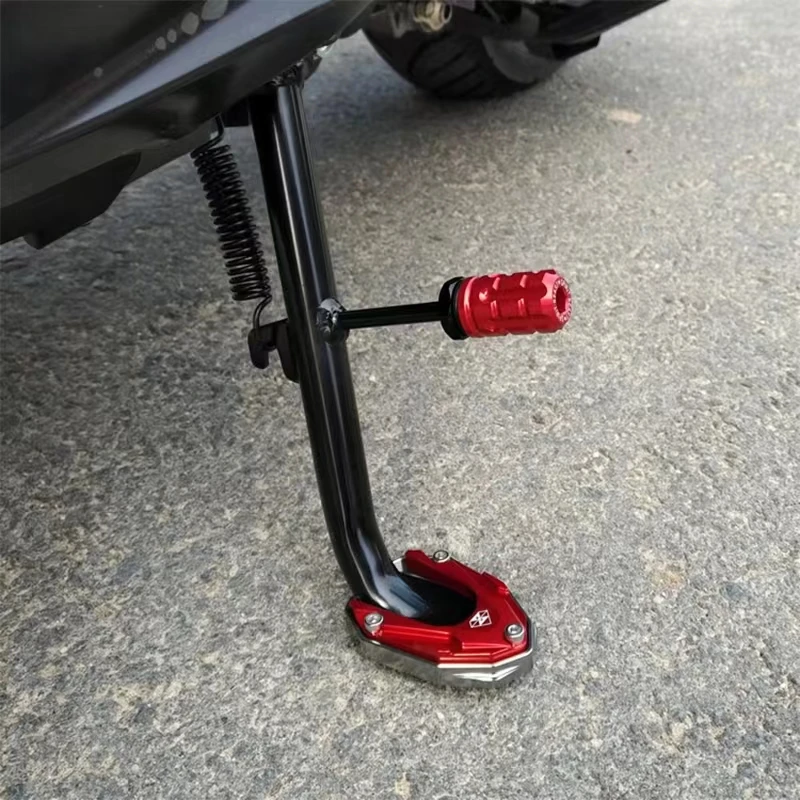 ตัวขยายเสาแบบถีบสำหรับ Forza350 NSS350ชิ้นส่วน CM300ตัวเสริมขาตั้งด้านข้างของรถจักรยานยนต์