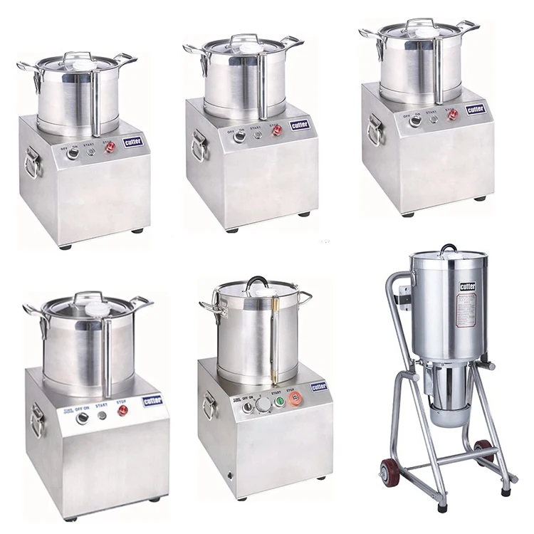 Commercial Small Vegetable Food Chopper 3L/4L/6L/10L/15L Blender Pulp Mixer Machine For Chilli/Garlic/Peanut/Fruit