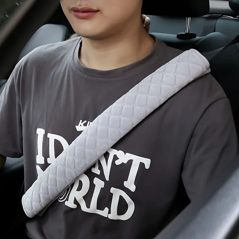 

Car Safety Belt Shoulder Protector Prevent Wear and Tear，Solid Crystal Velvet Shoulder Protector ，Length：50cm