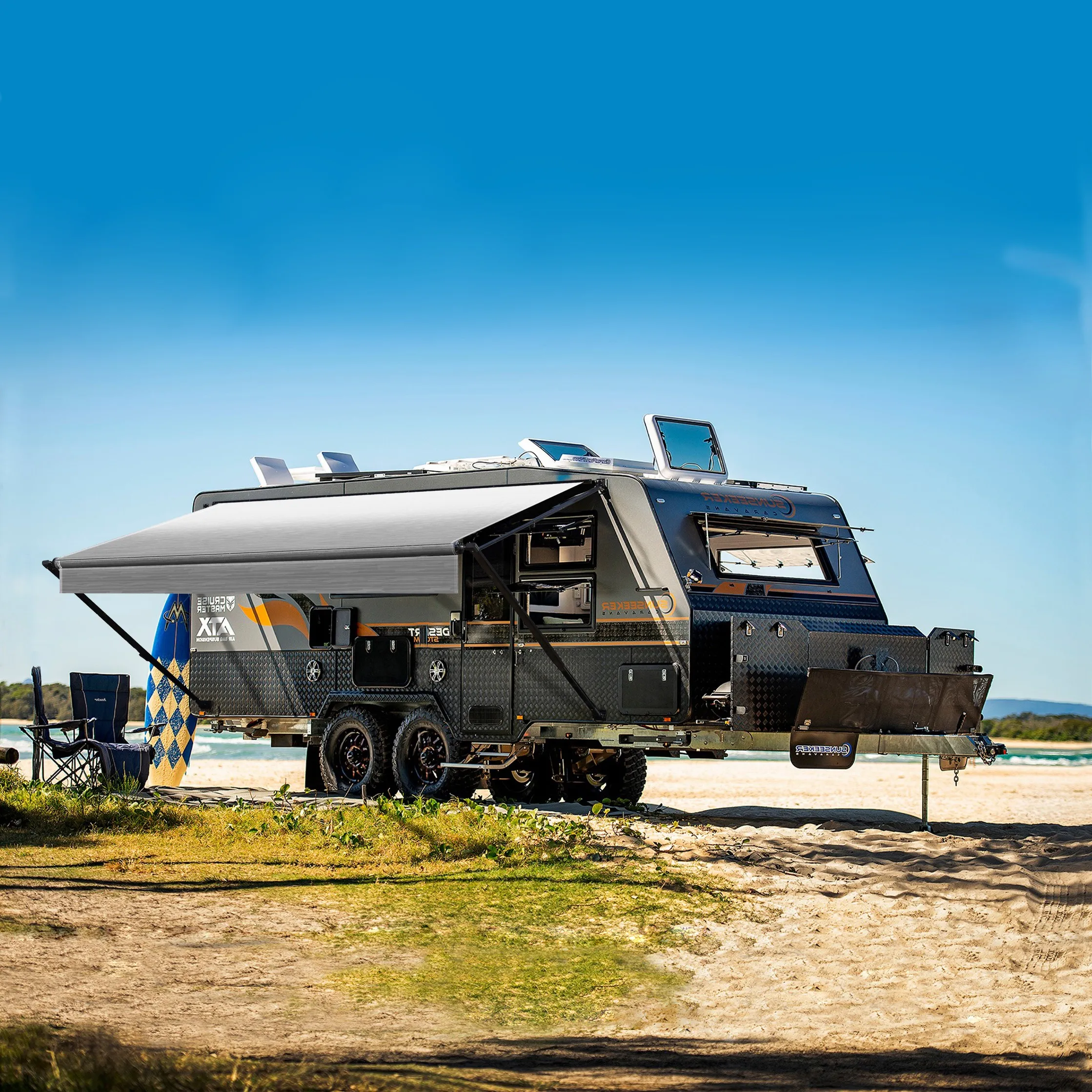 Caravans Awning Camper Trailer Awning Motorhom Camping Equipment Travel Equipments