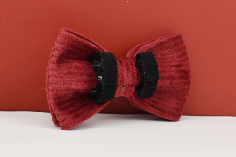 Weinrotes Cord-Hundehalsband und Leinen-Set für Hunde, individuell graviertes Namensschild, Haustierbedarf, Hundeleine, Cord13 – Detail 11