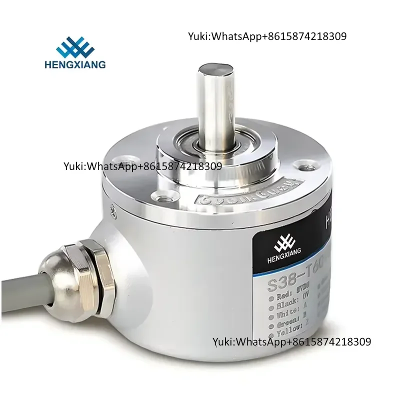CHBG ZSP3806 HENGXIANG CNC Machine Optical 16384 PPR 38mm OD 6mm D-type IP65 Protection DC5V-30V Incremental Rotary Encoder