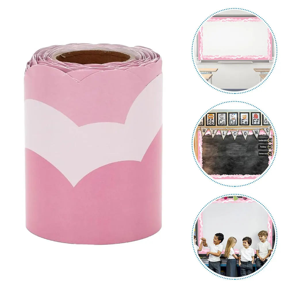 

Border Sticker for Bulletin Board Decorations Classroom Trim Borders Accessory Blackboard Decal Boarders