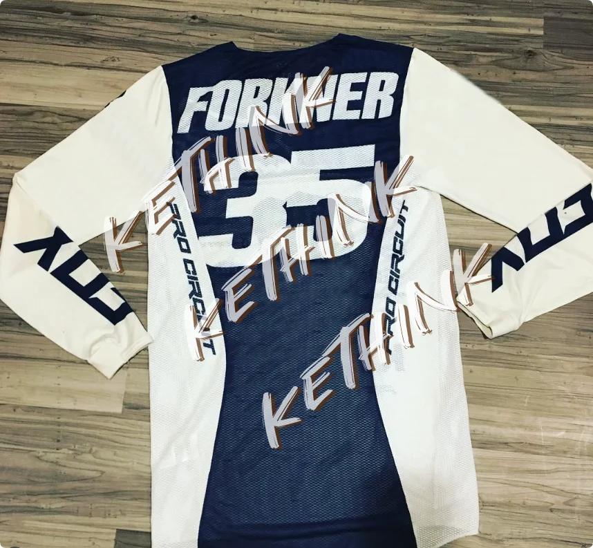 

Быстросохнущий мотоциклетный трикотаж Kawasaki, дышащая рубашка для верховой езды с длинными рукавами Forkner Y2K Dirt Bike и Mountain Racing, повседневное снаряжение