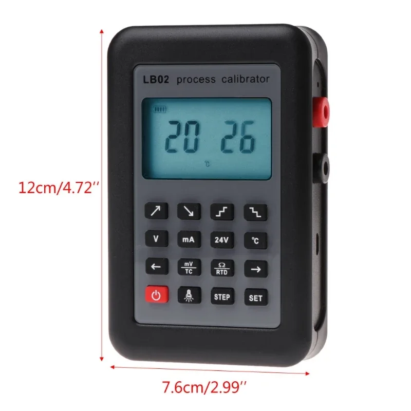 LB02 Resistance Voltage Meter 4-20mA 0-10V/mV Signal Generator Source thermocouple PT100 temperature Process calibrator Tester