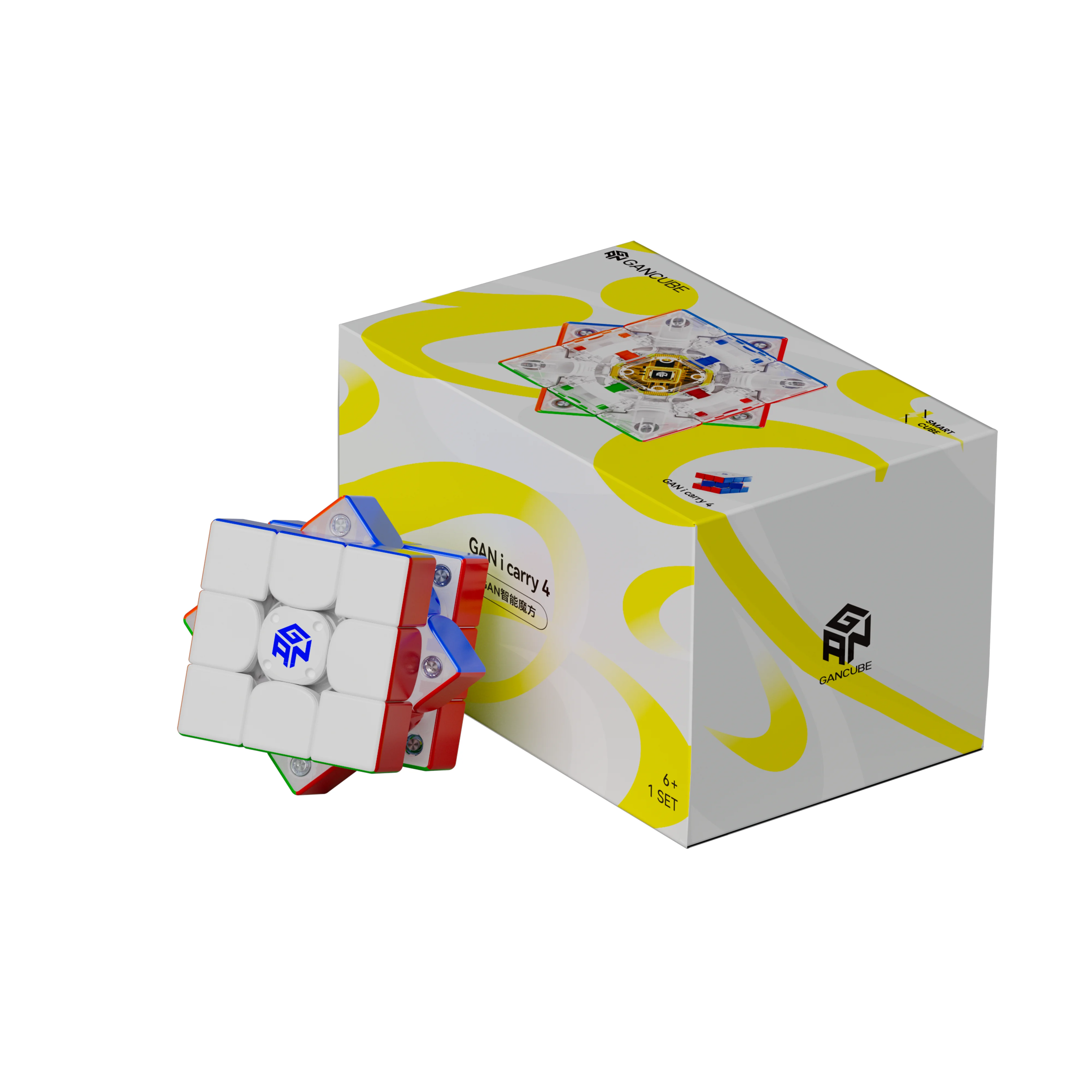 [JudyCube] GAN Icarry 4 magnetische magische kubus-fidgetspeelgoed Jaar van het paard Limited Edition Cubo Magico