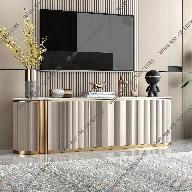 Mueble de TV Estrecho de 40 cm, Color Beige, Estilo Simple, Minimalista, Clásico, 180 cm, Mueble de TV Japonés para Sala de Estar, Mueble de Diseño