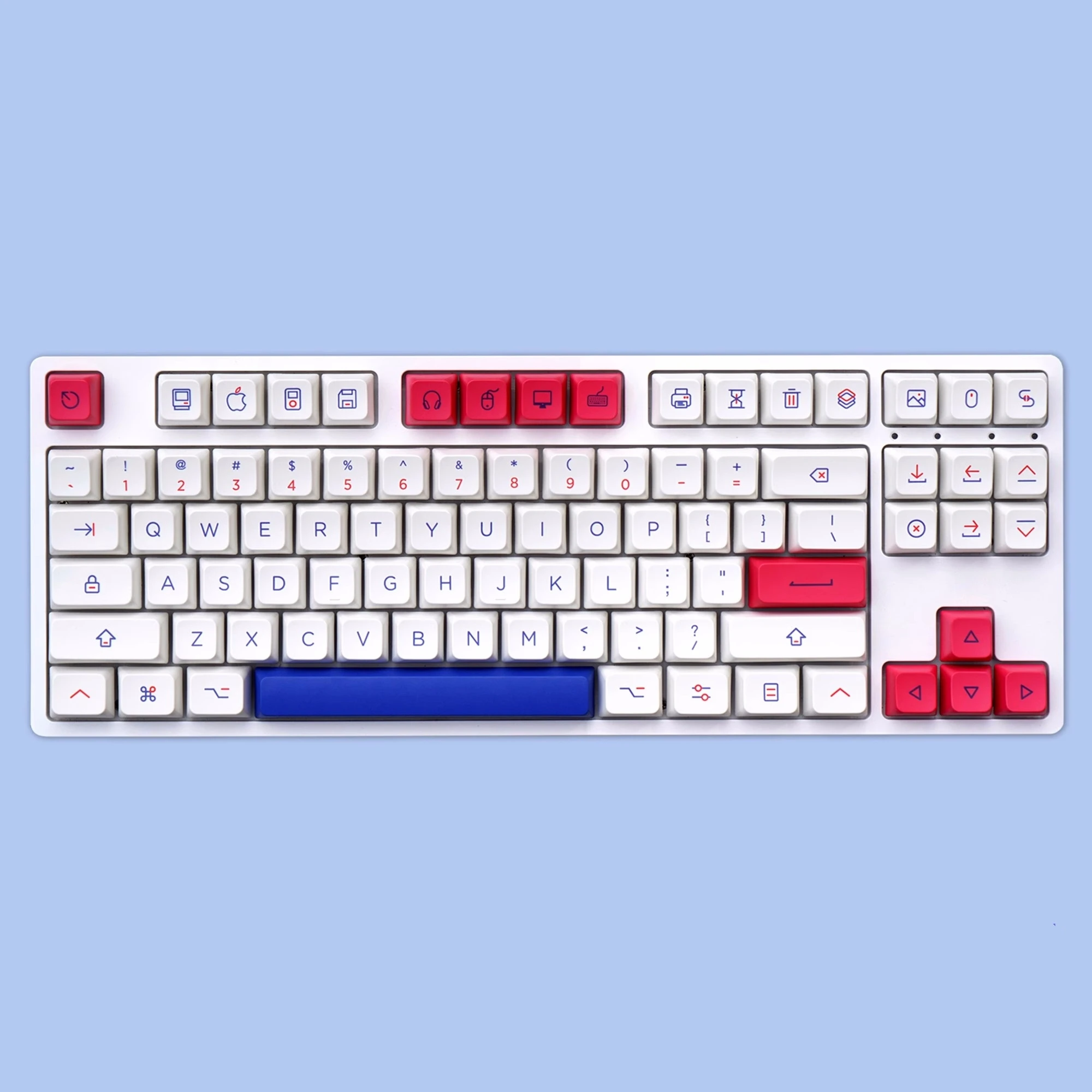 

142 Keys/set GMK Kon Momo Keycaps PBT Dye Subbed Key Caps MDA Profile Keycap For 61 64 84 87 96 980 Layout Keyboards