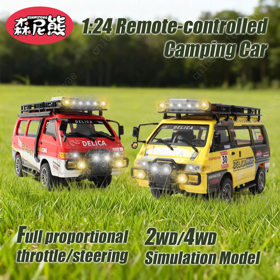 

SENNIXIONG 1/24 2WD/4WD RTR с дистанционным управлением, классический внедорожник, модель кемпингового автомобиля, радиоуправляемая скорость, дрифт, альпинистская грузовик, игрушка в подарок