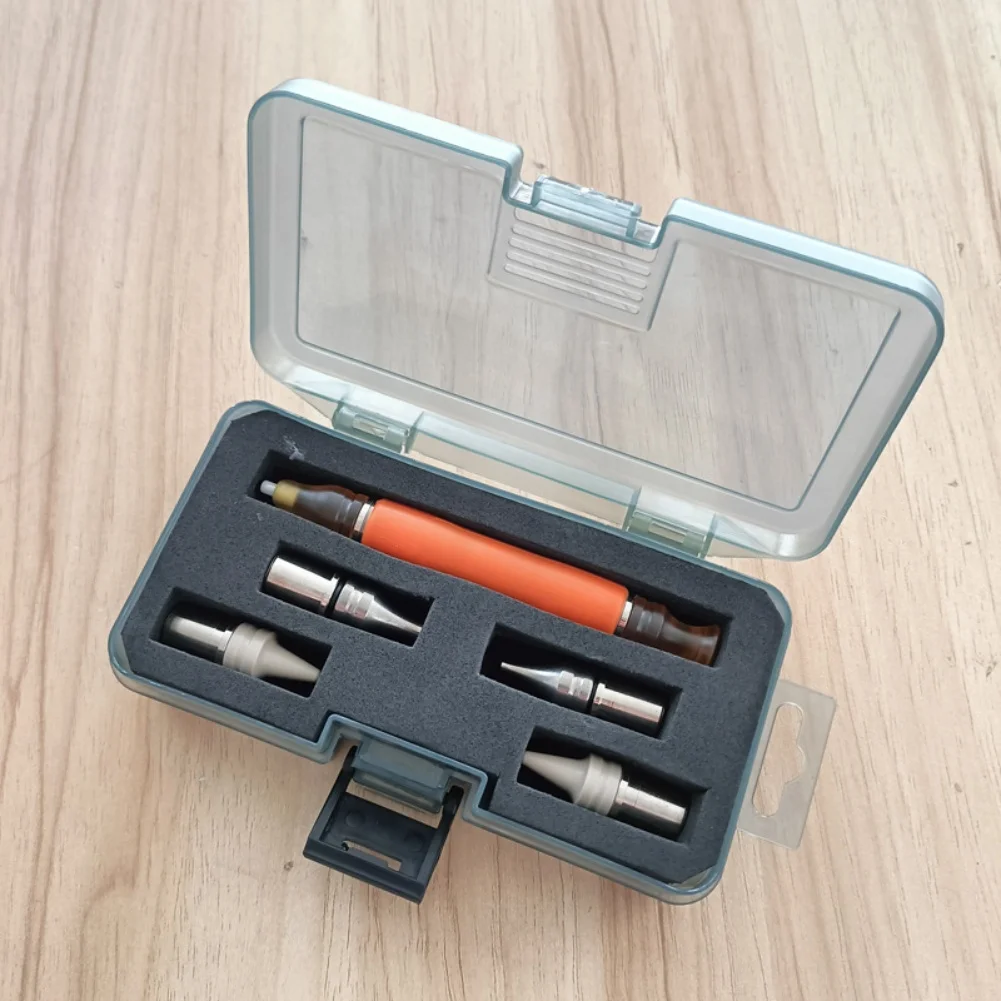 

Магнитная ручка для ремонта вмятин для кузова автомобиля и бытовых поверхностей с стуком и выравниванием и 4 сменными насадками для ручек