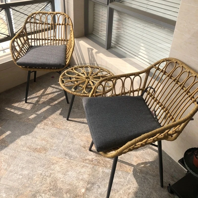 

m Nordic Beach Chairs Garden Courtyard Chair for Outdoor Furniture Camping Chair vintage Balcony Rattan Outdoor Chairs m