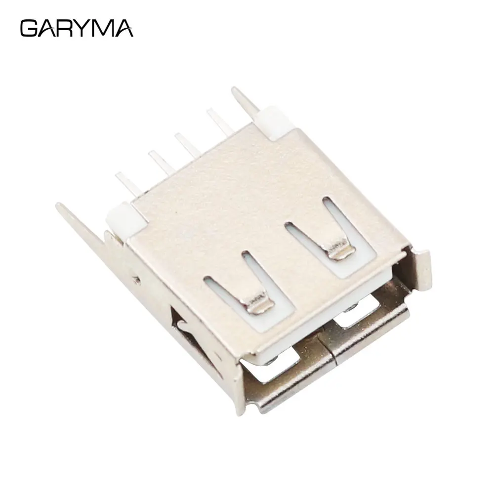 10/50Pcs USB 2.0 Type A Connector Female 13.7mm 180 Degrees Vertical 4pins USB Interface