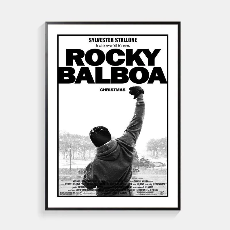 Boxing Movie Multivatinal Words Posters Pictures Canvas Wall Art Home Decor Painting for Living Room Decoration 4
