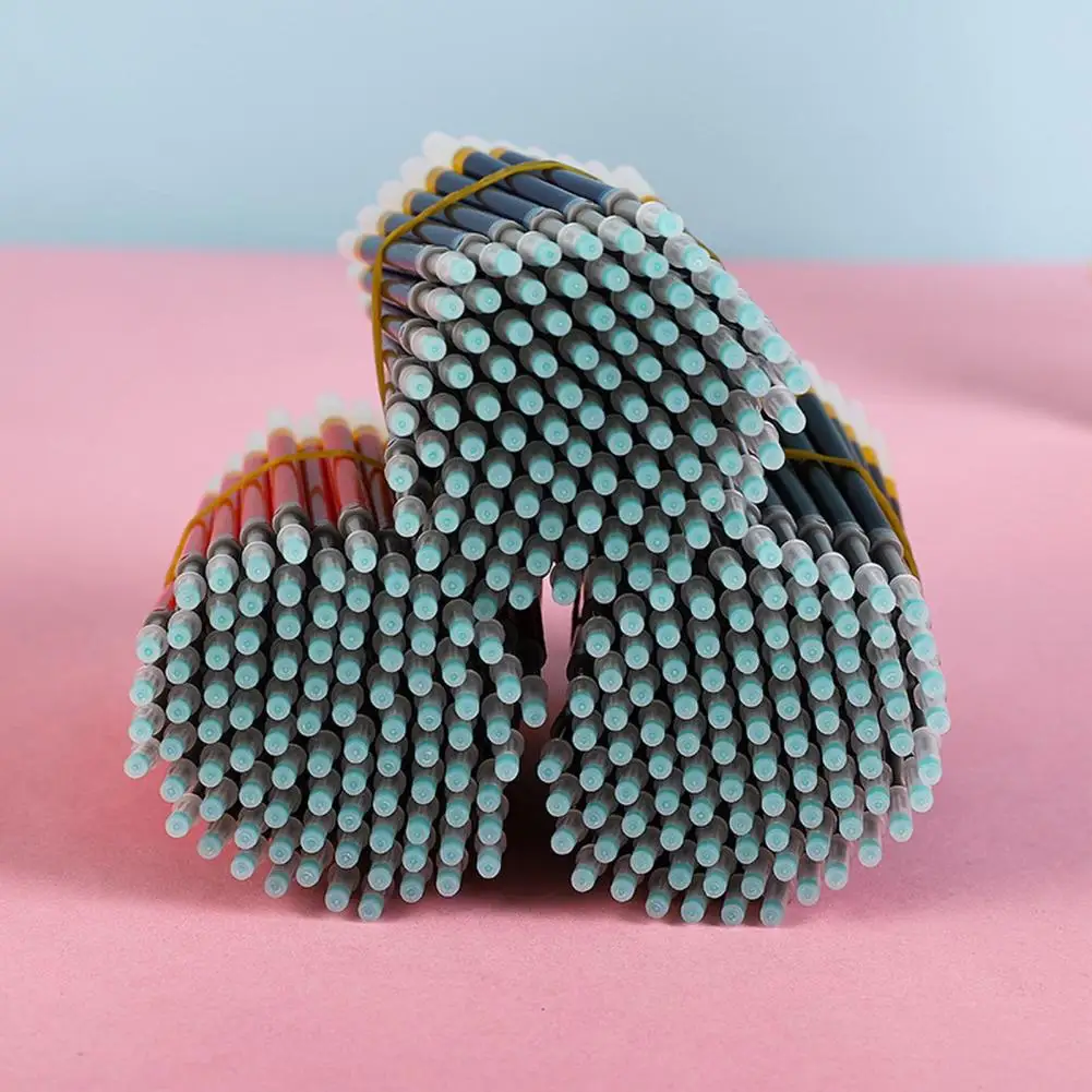 Ink Refills 0.5mm Nib Quick Installation Student Stationery Pen Replacement Refills Easy Removal Pen Refills Office Supply