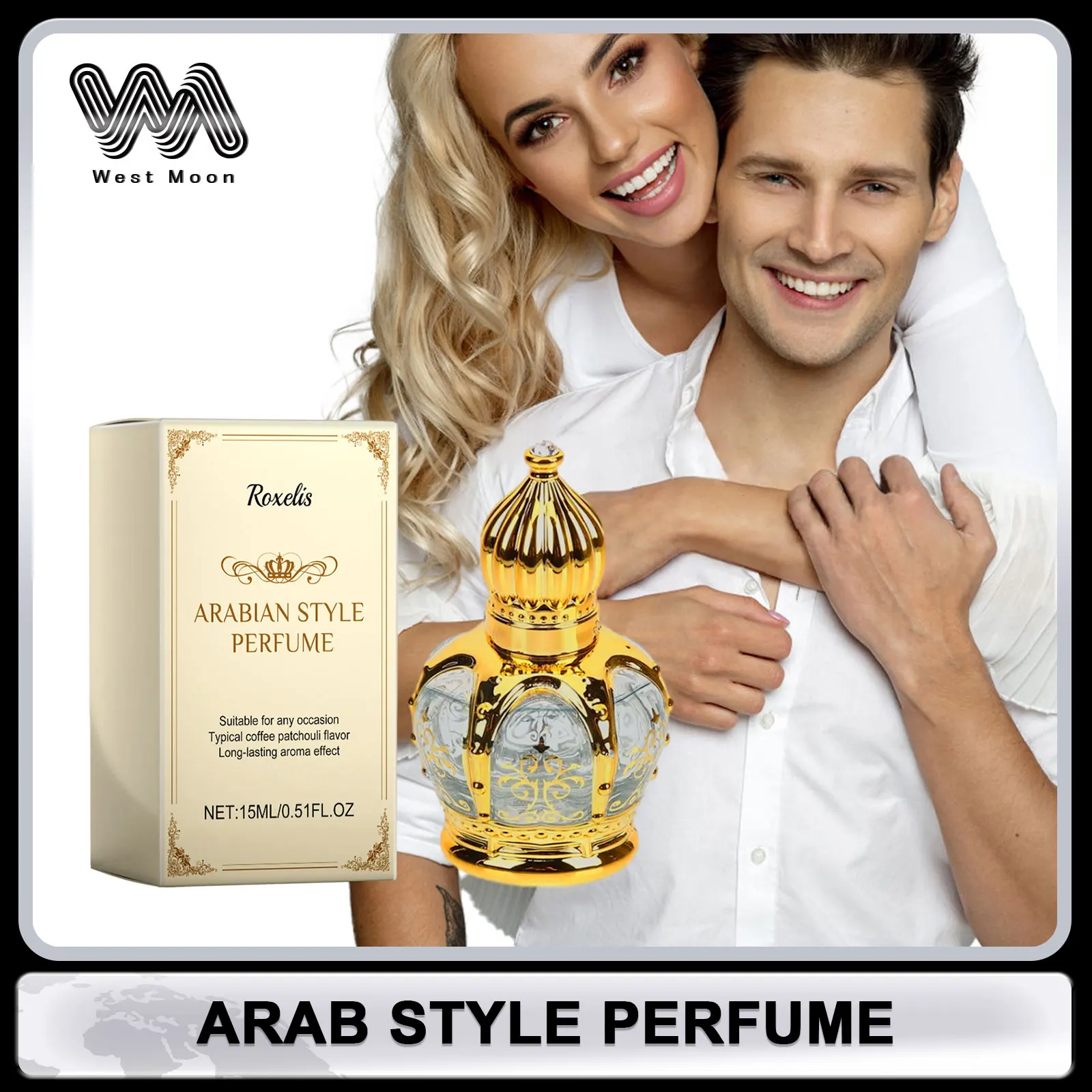 Długotrwałe perfumy Kawa Aroma Dodaj za Charms Randki Atmosfera Perfumy w stylu arabskim Łagodzi stres Perfumy unisex Dezodorant