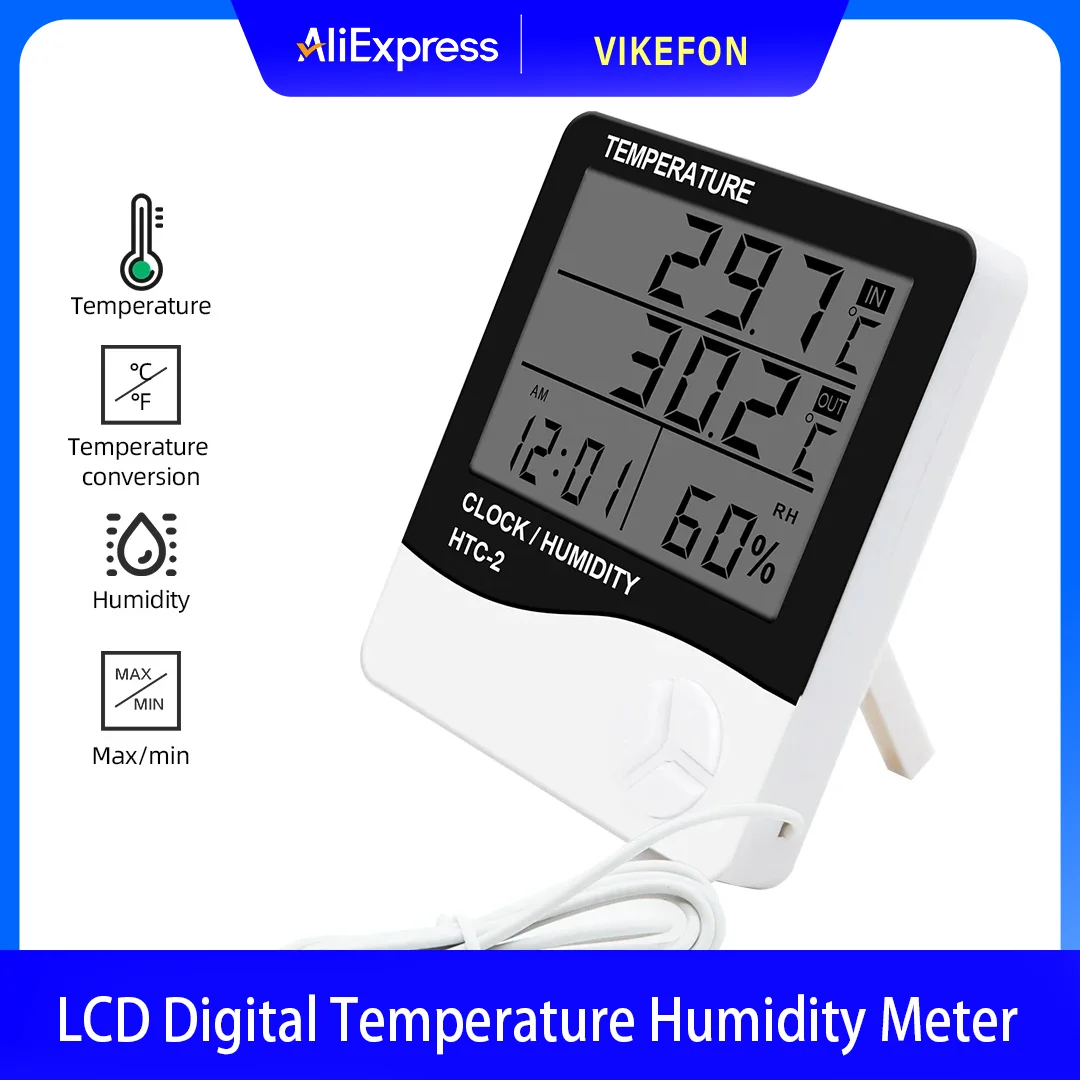 Lcd Digital Tempera…