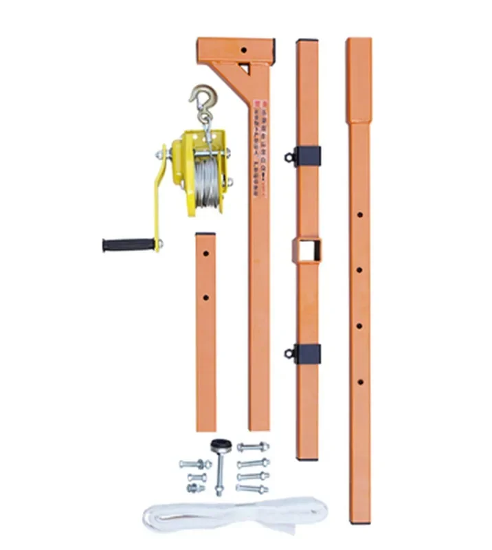 

#For EU Delivery for Air Conditioners 10/15/20M Lifting Tool Crane Folding Self-locking Manual Winch Assembly Installation
