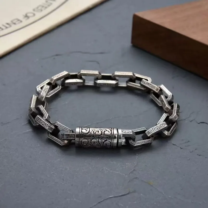 Vintage Ethnic Retro Vine Bracelet, Minimalist Punk Style, Distressed Korean Fashion Wristband
