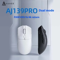 Ajazz Aj139 Pro Paw3395 Gaming Mouse Wired Wireless Dual Mode Lightweight Special For Big Hands Men'S Computer Peripheral