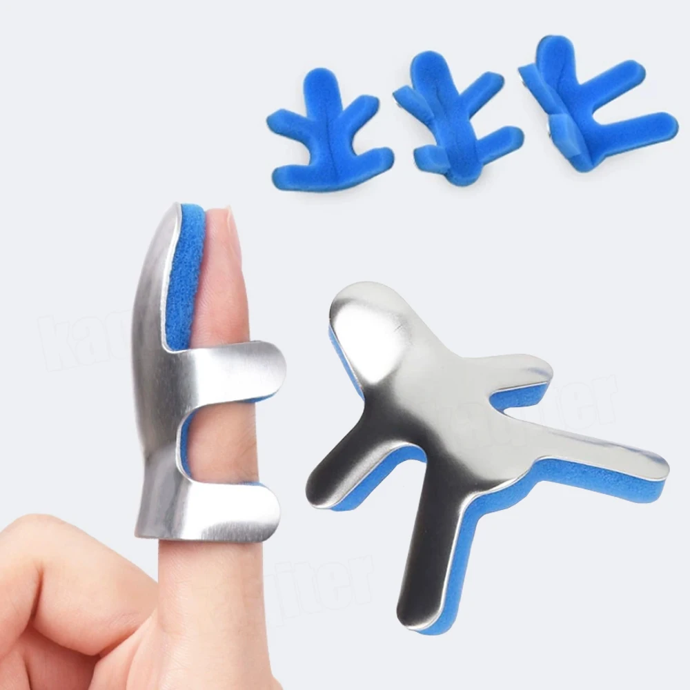 Medical Finger Splint Brace Frog Phalanx Posture Corrector Aluminium Toad Finger Protect Support Recovery Injury Malleable Belt
