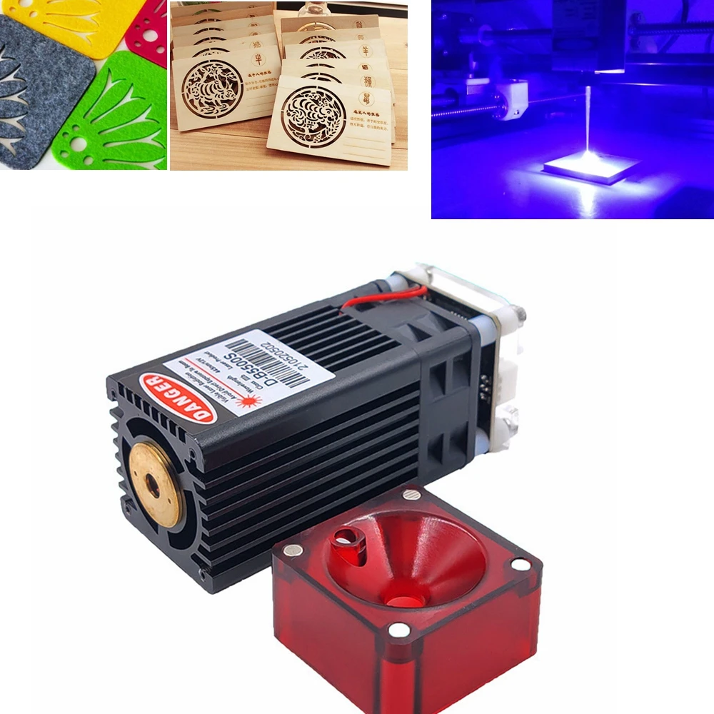 445nm 5W Engraving Laser Fast Axis Compression Spot High Power Laser Cutting