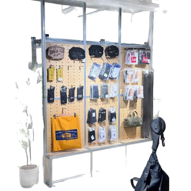 

Clothing store, display stand, Nakajima, storage cabinet, shopping mall, aluminum profile