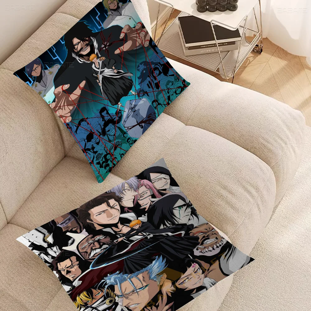 

Japanese Anime Bleach Pillow Gift Home Office Decoration Bedroom Sofa Car Cushion Cover Case 45x45