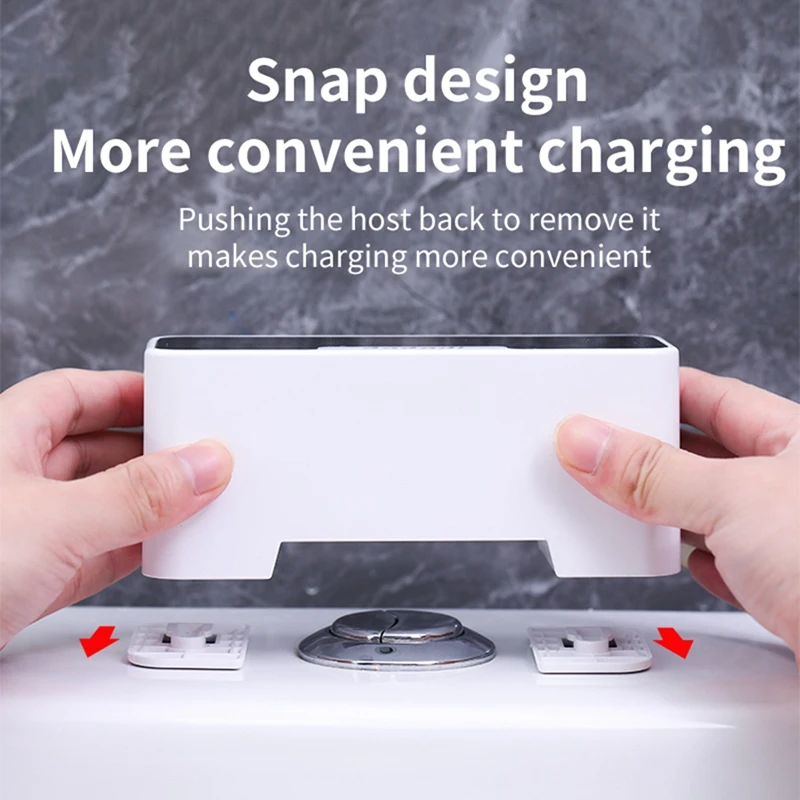 فلوشير بمستشعر مرحاض أوتوماتيكي ، تنظيف ذكي بالأشعة تحت الحمراء ، شحن مقاوم للماء من النوع C للمنزل والفندق