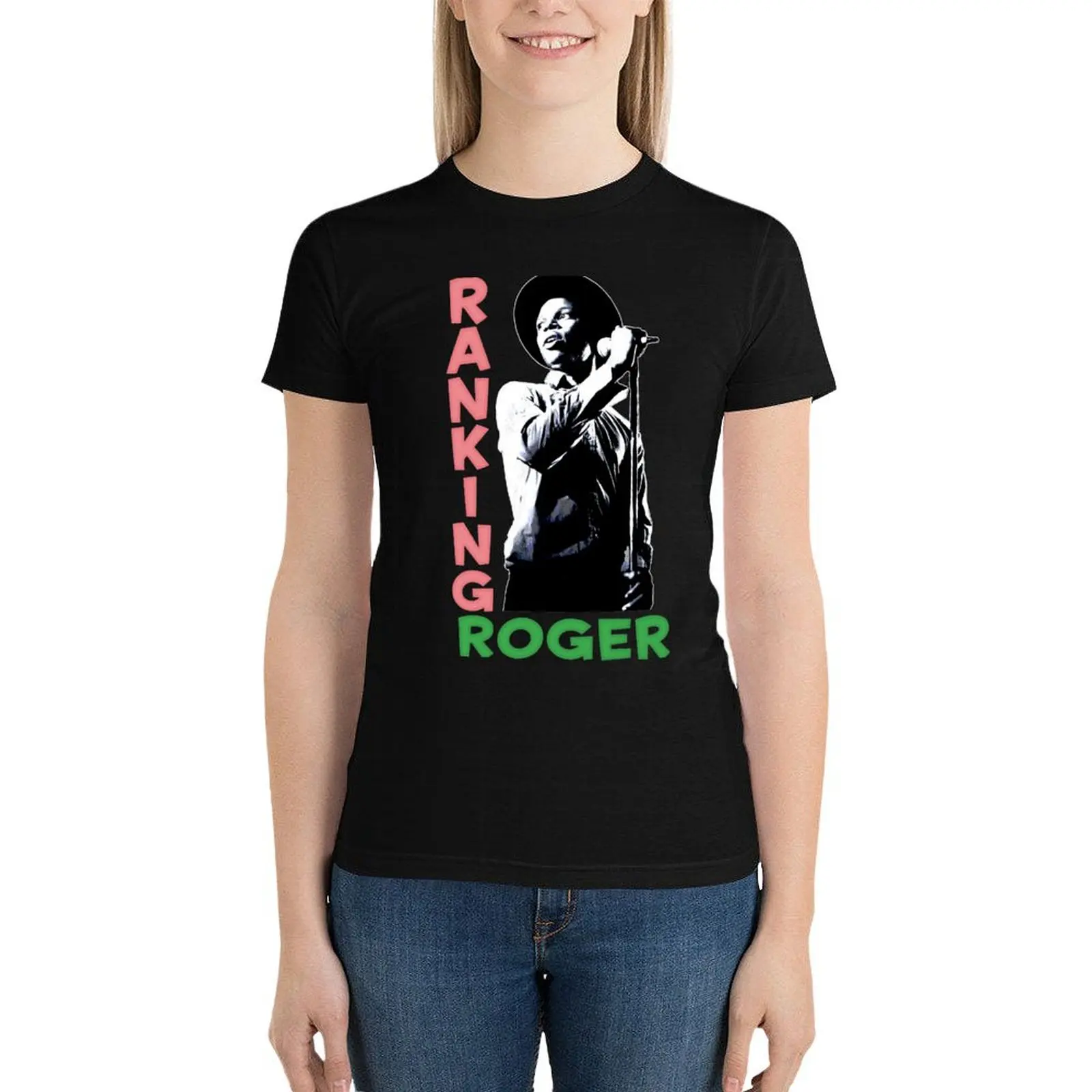 Ranking Roger T-Shirt cute tops oversized plus size tops white t shirts for Women