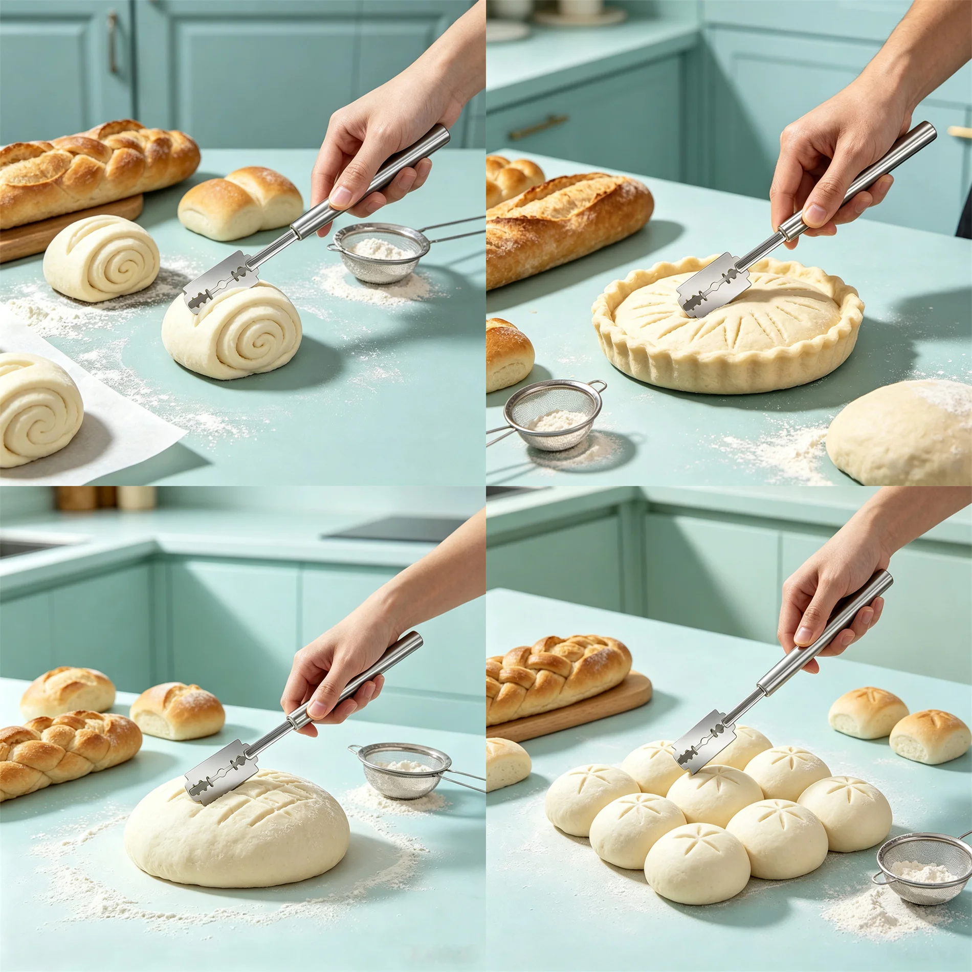 มีดตัดขนมปัง ใบมีดคม ตัดได้อย่ - Bread Lame Scoring บทวิจารณ์และราคา