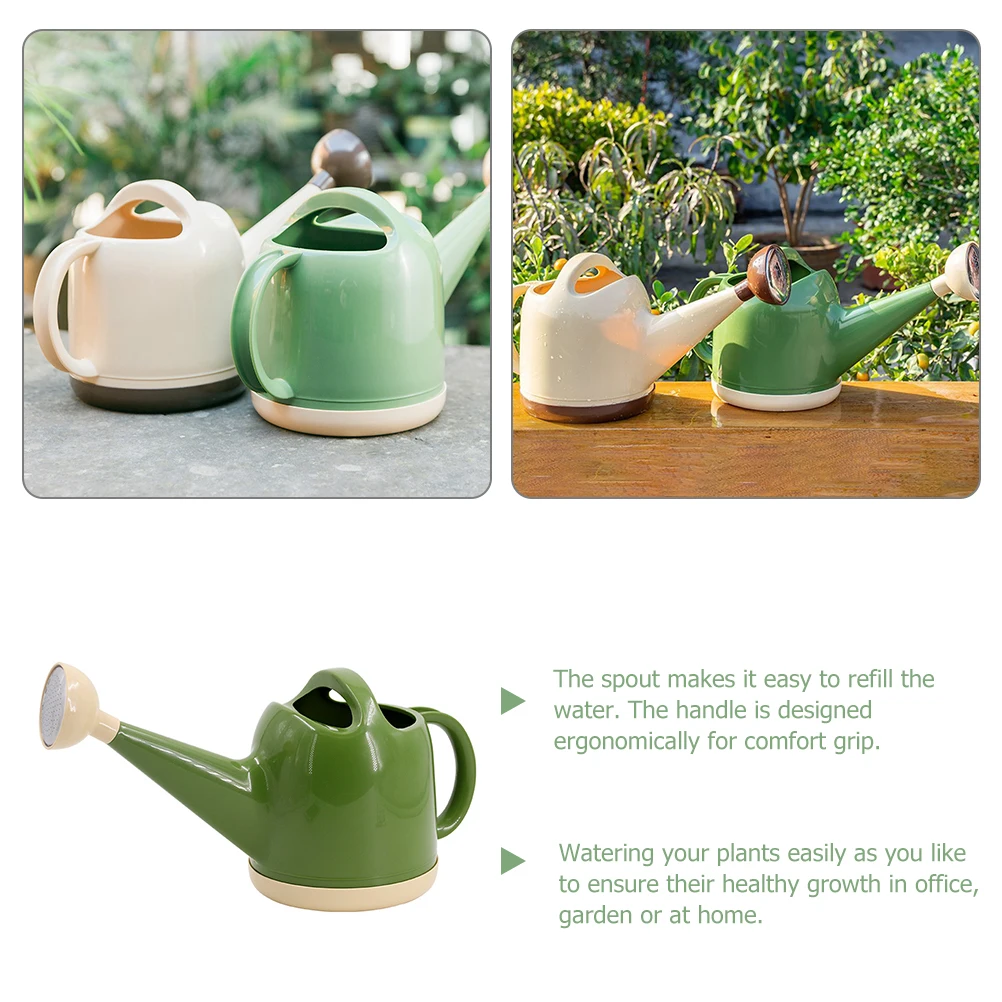 

Long Mouth Watering Can Garden Resin PP Material Ergonomic Handle Small Sprinkler for Houseplants Office Home