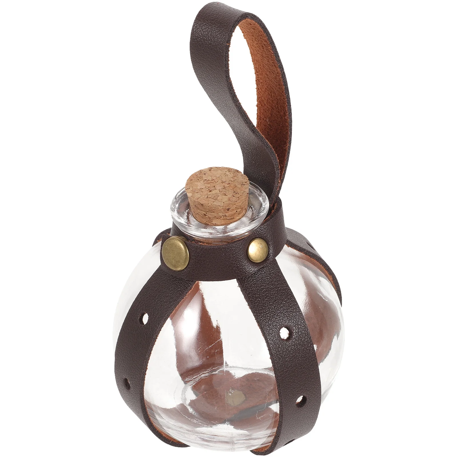 

1 комплект, бутылка со сборами на Хэллоуин, сферическая стеклянная бутылка, держатель для ремня, средневековый аксессуар для косплея, мини-пробковые бутылки, ведьма