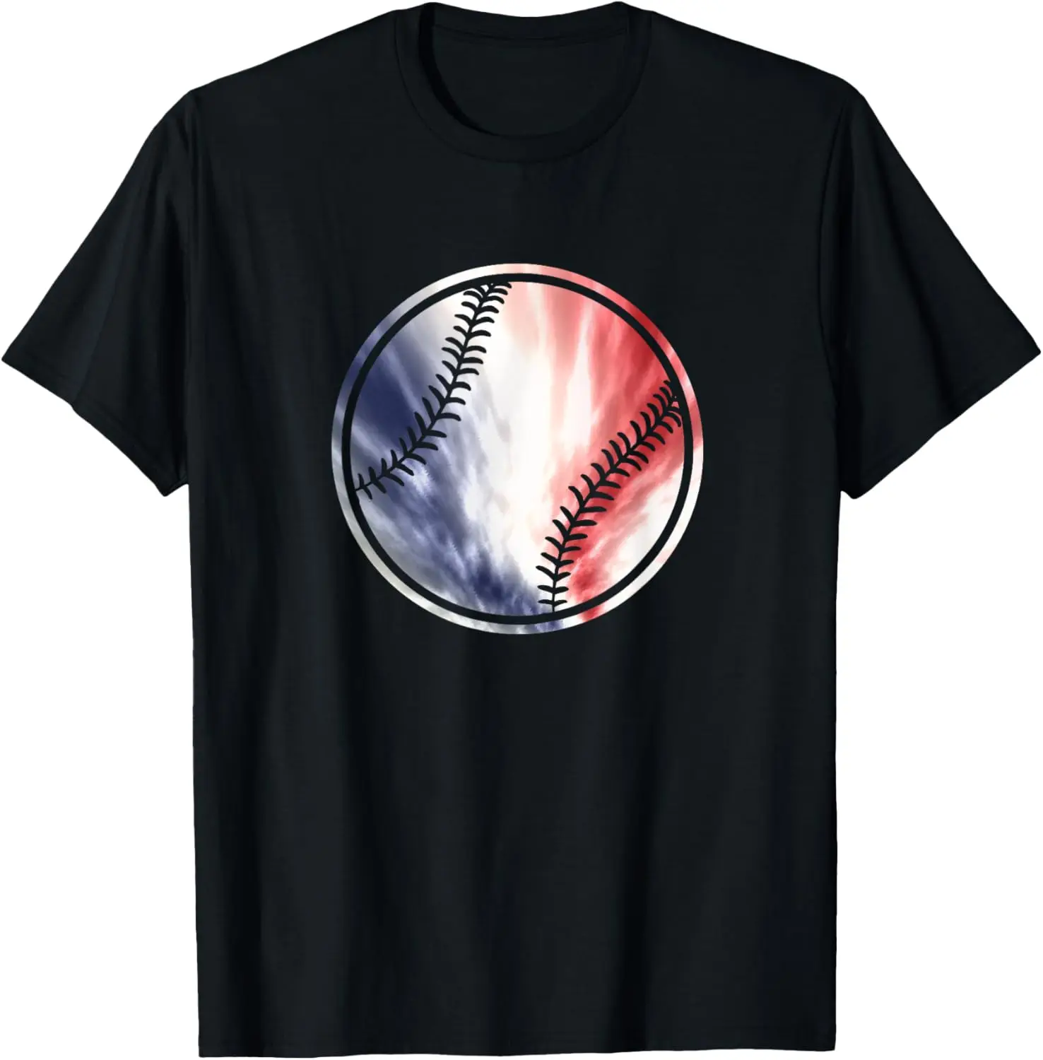 Baseball Ball Tie Dye T-Shirt