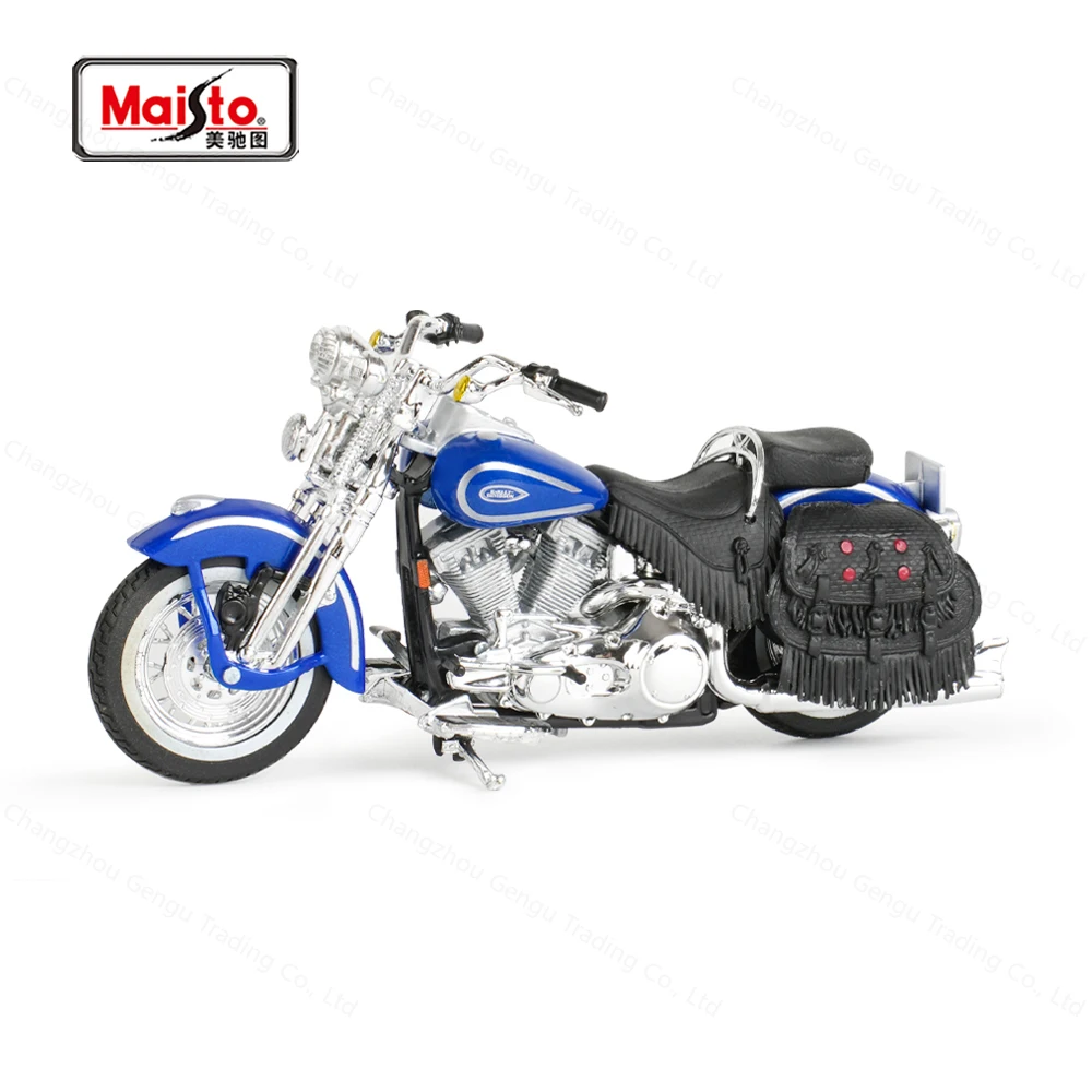Maisto 1:18 harley-davidson 1999 FLSTS Heritage Softall Springer Red Die Cast Vehicles Collectible Hobbies Motorcycle Model Toys