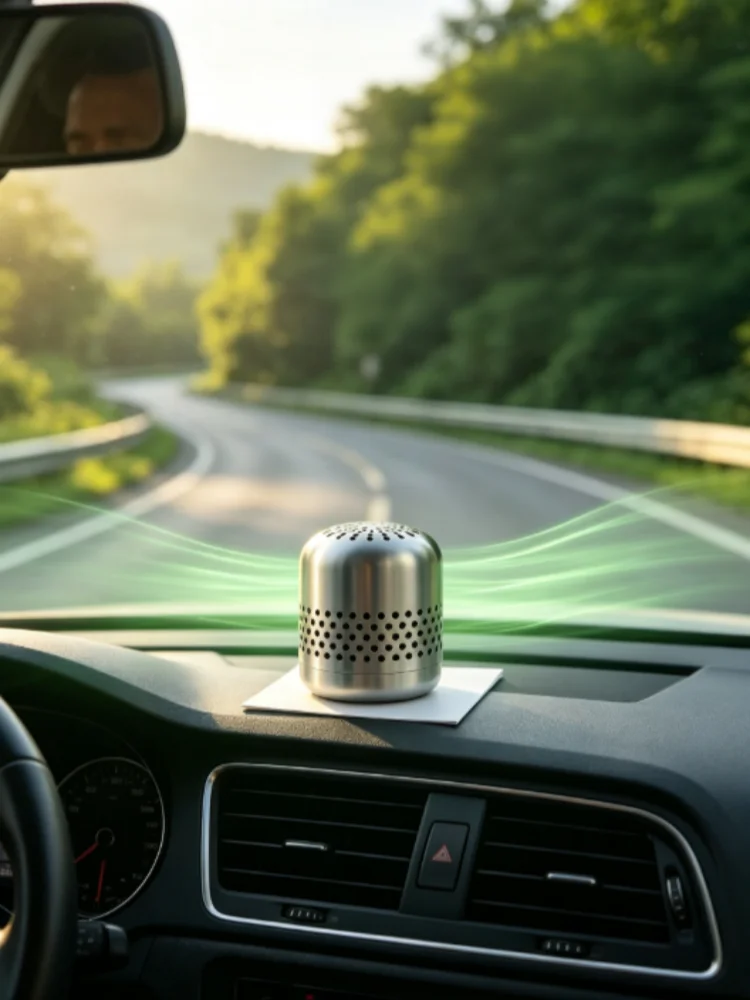Edelstahl Auto-Geruchsentferner Deodorierender Würfel Fortschrittliches Nano-Katalysator-Material Fahrzeug-Luftreiniger Geruchsbeseitiger – Detail 18