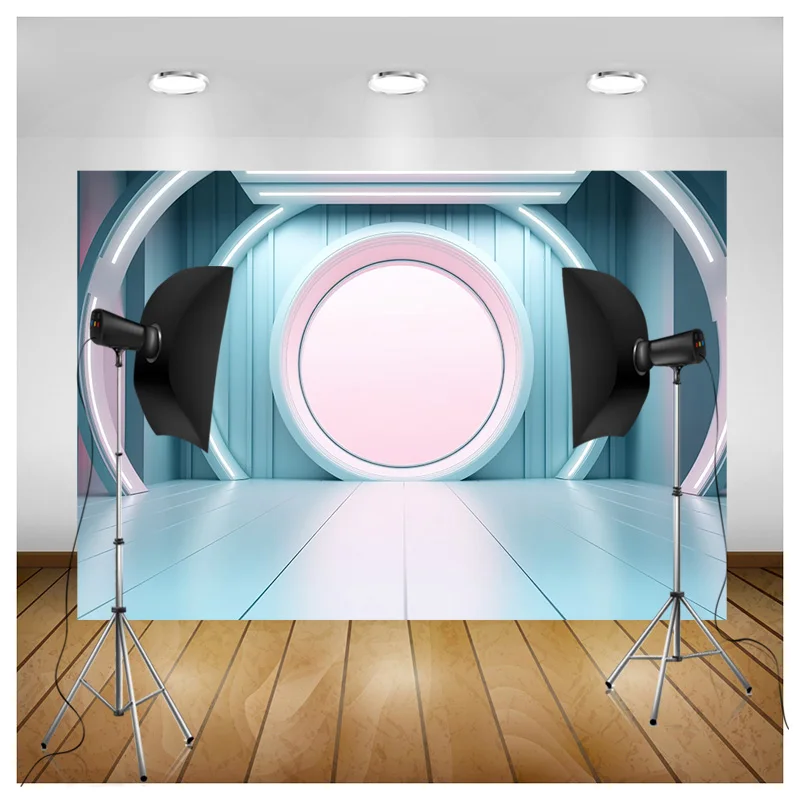 Fondo de fotografía de luz roja para escenario de boda, accesorios de estudio interior, Palacio de mediana edad, ceremonia de aniversario, SWT-06