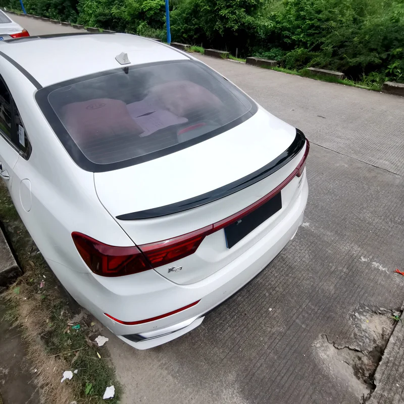 For 2019-2024 Kia K3 Forte Trunk Lid Trunk Lid Spoiler High Quality ABS Material Rear Wing Package
