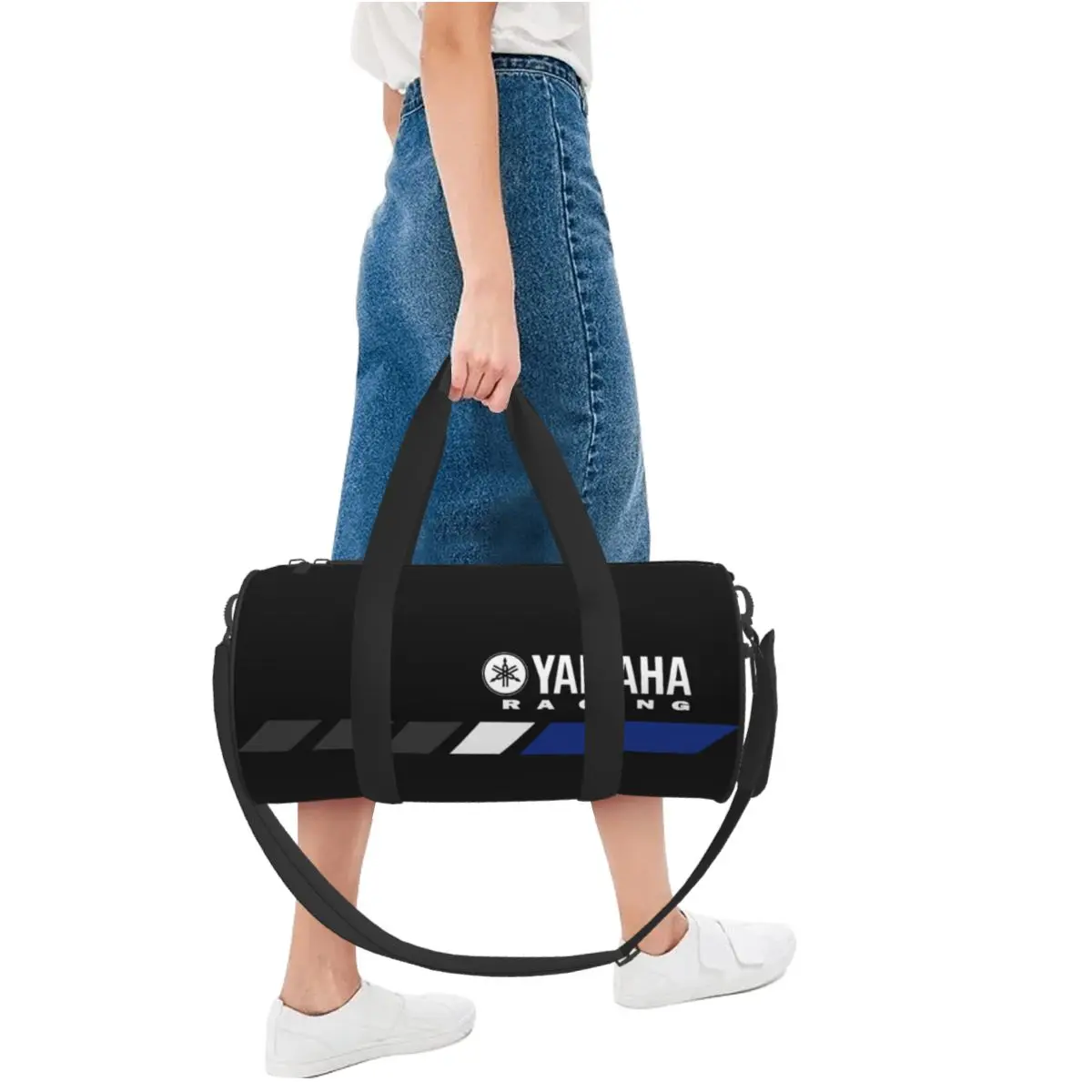 Y-yamaha-Bolso de lona para hombre Y mujer, bolsa de gimnasio con bolsillo para deportes al aire libre