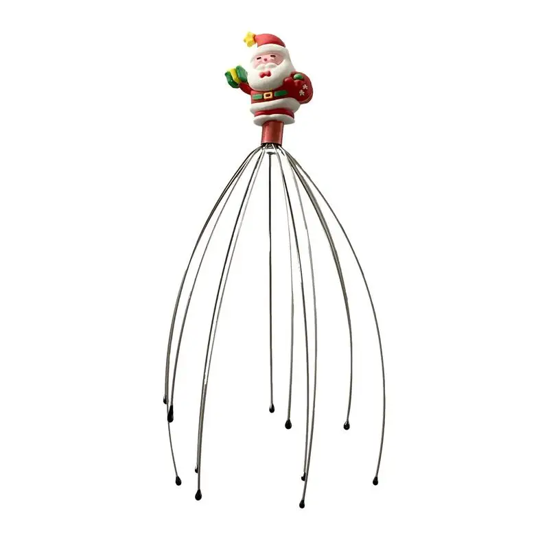 Wire Head Massager Octopus Head Massager Scalp Scratcher Portable Head Whisk Massager Head Massage Tool For Relaxing Head Body