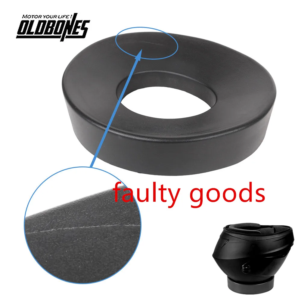 1PC Minor Defective Helmet Support Pad Helmet Support Ring Helmet Supplies Helmet Donut Ring Scratch-resistant Rubber