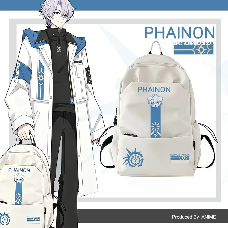 Backpack Handbag Game Honkai: Star Rail Cosplay Role Feixiao Acheron Firefly Blade Sparkle Travel Sports Students Bag Boys Girl