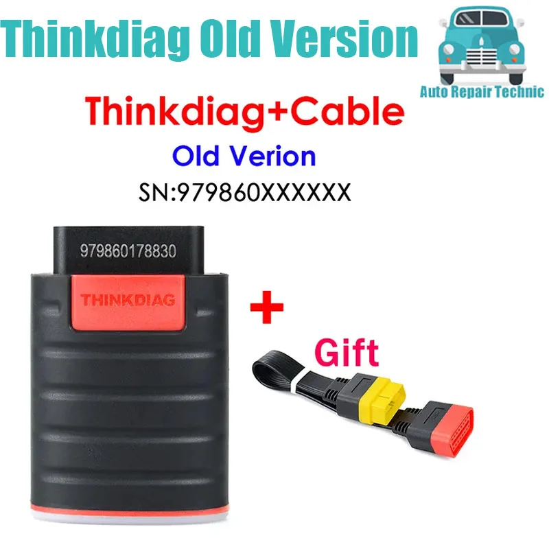 Thinkdiag-Herramienta de escáner OBD, Compatible con Software Diagzona, todos los sistemas y Thinkcar Thinkdiag, Nueva Versión GOLO PRO4 DBSCAR