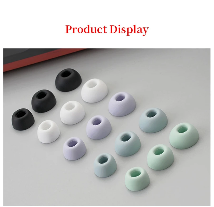 6 Stück Silikon-Ohrstöpsel für XIAOMI Redmi Buds6 Pro Buds8 Pro True Wireless Ohrhörer Ohrstöpsel REDMI Buds5 Pro TWS Ohrstöpsel – Detail 7