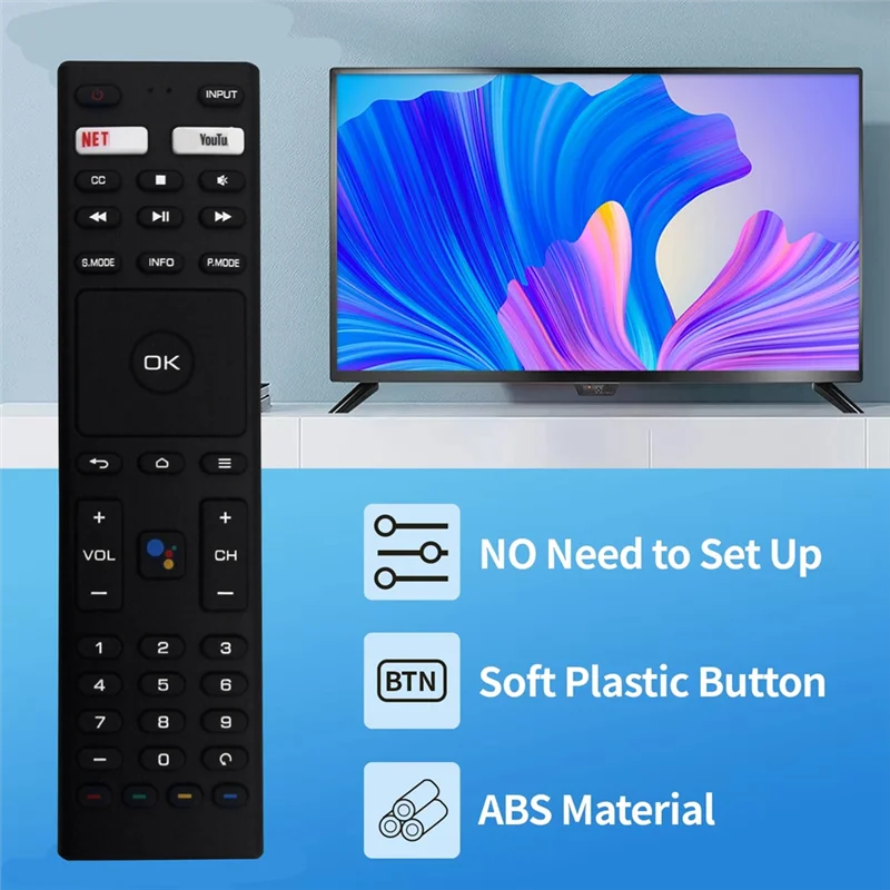 

【Hot Items】Replacement Voice Remote Control RM-C3329 For JVC Smart 4K UHD LCD HDTV RM-C3359 RM-C3369