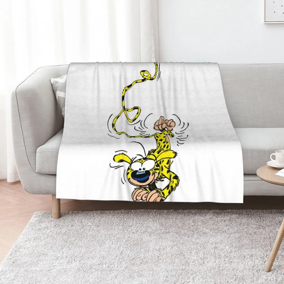 

Marsupilami handstand Throw Blanket blankets ands halloween Giant Sofa Thins Blankets