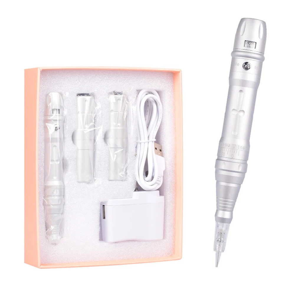 High Quality Two Batteries Wireless Permanent Makeup Tattoo Machine Pen