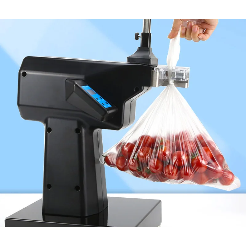 Fully Automatic Aluminum Nail Sealing Machine Supermarket Sealing Machine Fruit and Vegetable Food Bag Sealing Strapping Machine