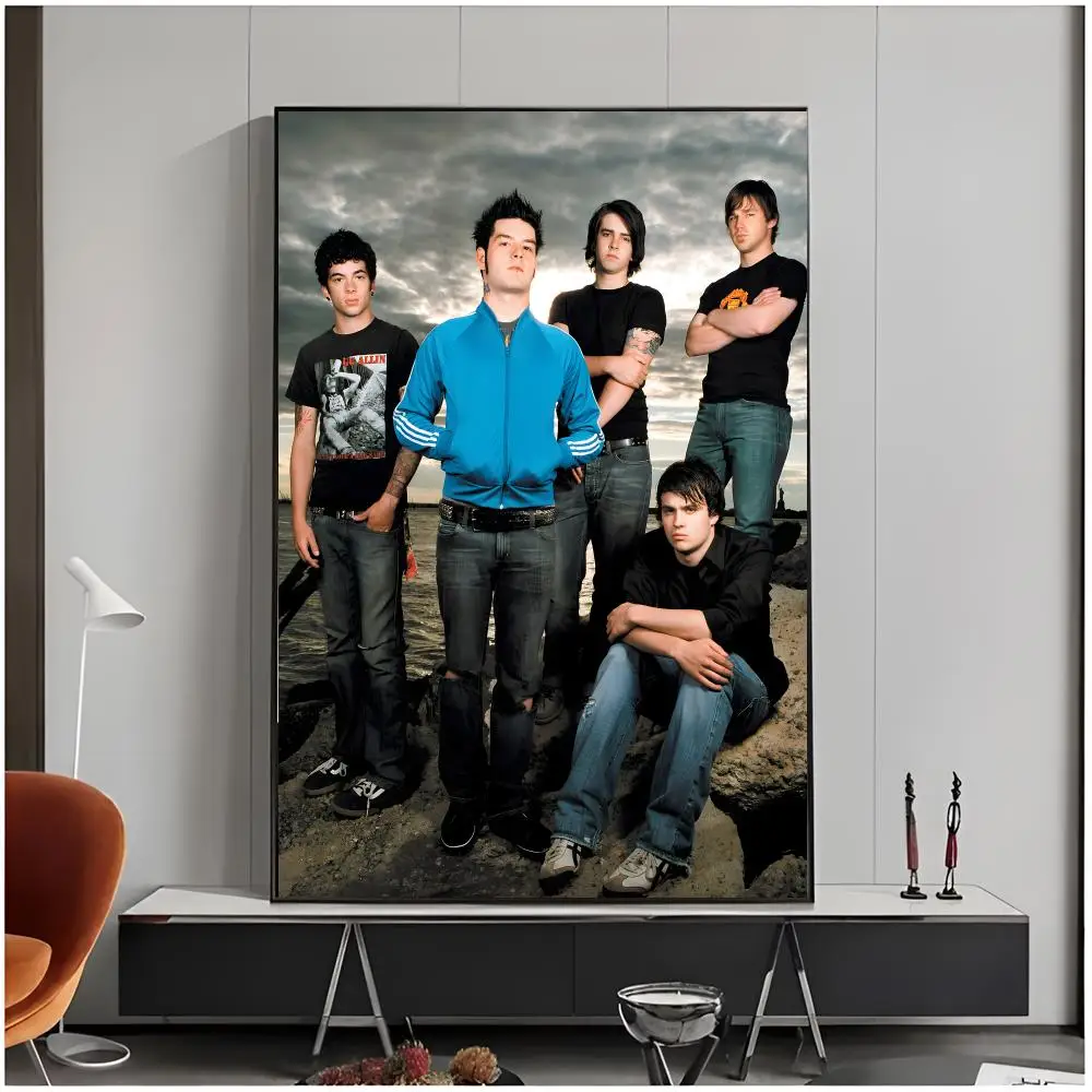 Emo Rocker T-Taking Back Sunday Poster Living Room Bedroom Decorative Print Unframed Decor
