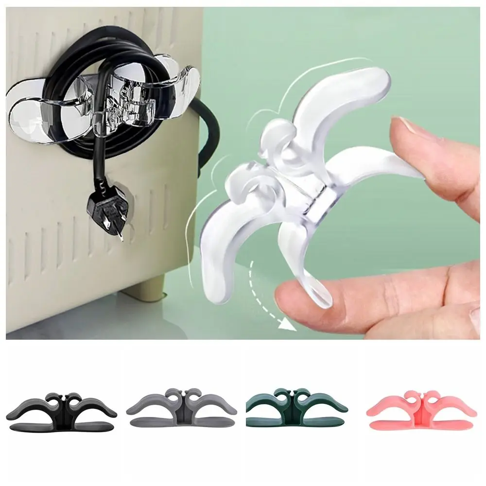 Upgraded Appliances Cord Organizer Self-Adhesive Wire Fixer Power Cord Organizer Multifunction Cable Management