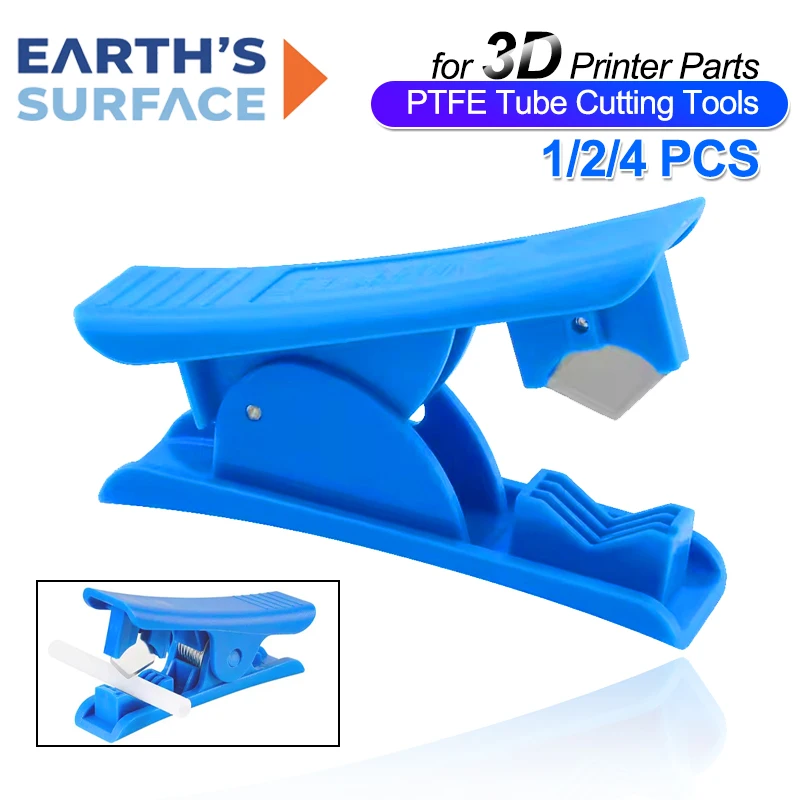 

3D Printer Filament PTFE Tube Cutter Portable Pipe Cutter Blade for 3D Printer Parts Tube Nylon PVC PU Cutting Tools 1/2/4 PCS
